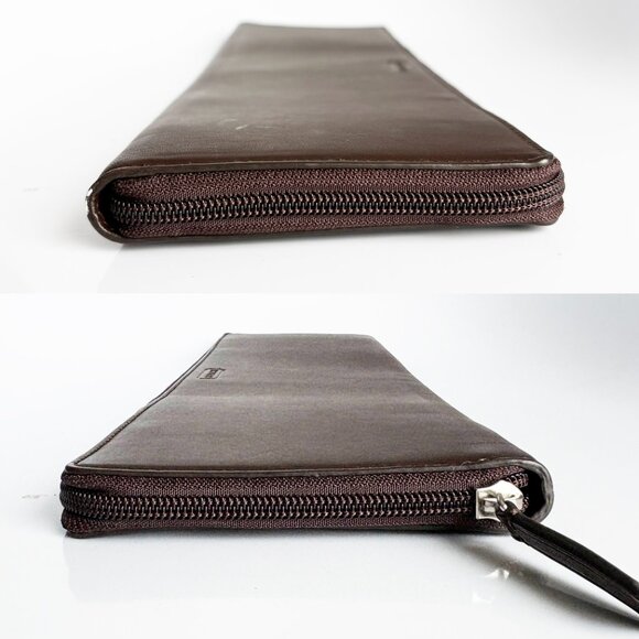 Coach Leather Tie Case Style 7320 Vintage 1990s Brown Leather Business Travel - Picture 4 of 6